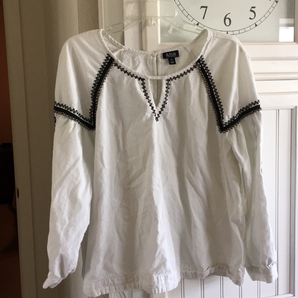 Peasant boho shirt size XL